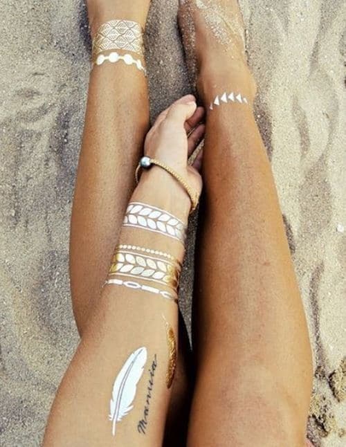 Temporary Metallic Tattoos That You Would Love To Get This Summer