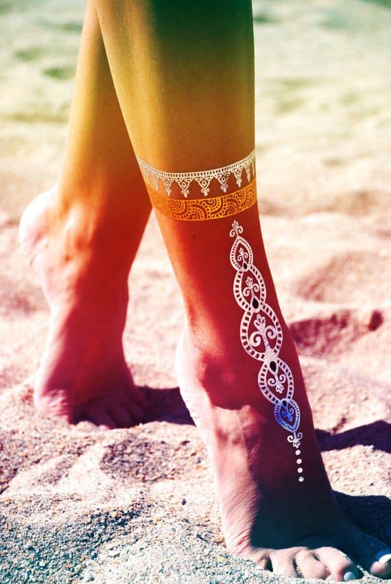 Temporary Metallic Tattoos That You Would Love To Get This Summer