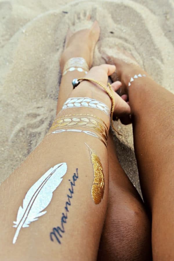 Temporary Metallic Tattoos That You Would Love To Get This Summer