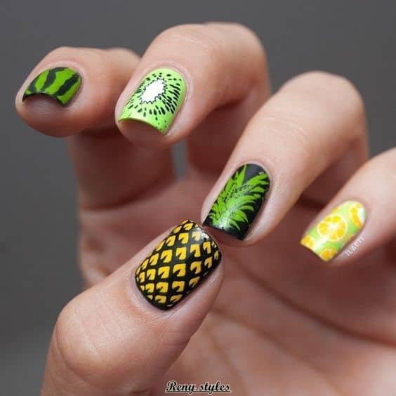 The Most Refreshing Fruit Manicure That You Have To Try This Summer