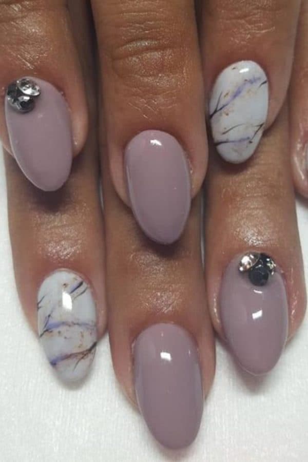 Fancy Marble Nails That Girls Are Going Crazy About