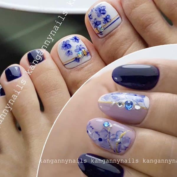 Matching Manicure And Pedicure Ideas That Are Currently Trending