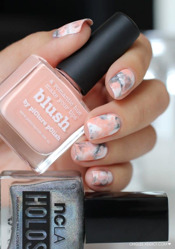 Fancy Marble Nails That Girls Are Going Crazy About