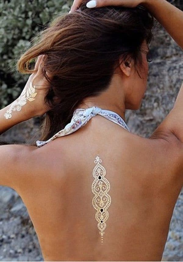 Temporary Metallic Tattoos That You Would Love To Get This Summer