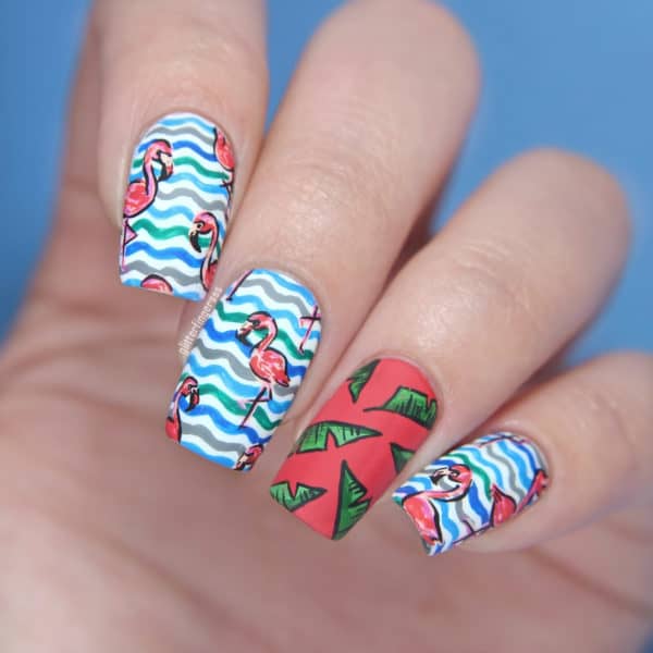 Flamingo Nail Designs That Celebrate Summer