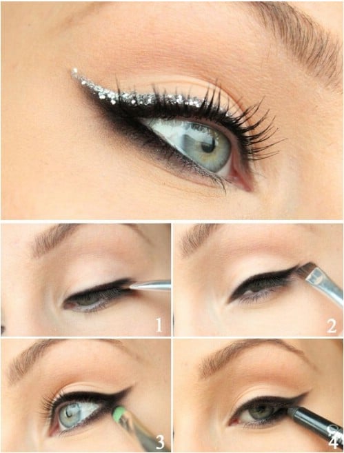 Glittering Eyeliner Makeup Ideas That Will Draw Attention To Your Eyes