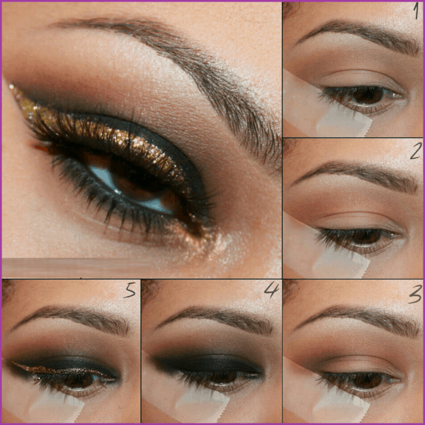 Glittering Eyeliner Makeup Ideas That Will Draw Attention To Your Eyes