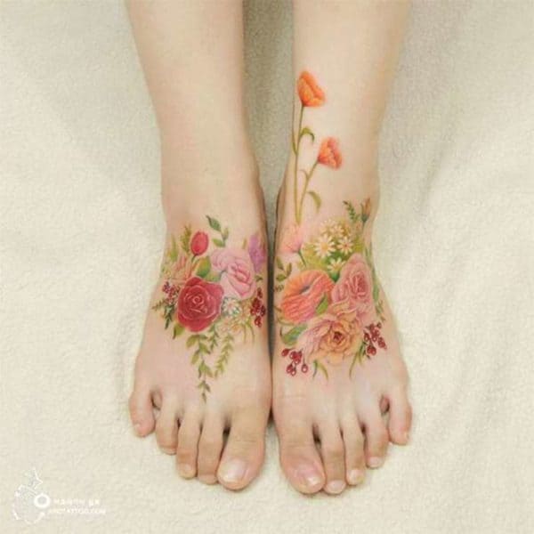 Delicate Floral Tattoos That Will Fascinate All The Flower Lovers