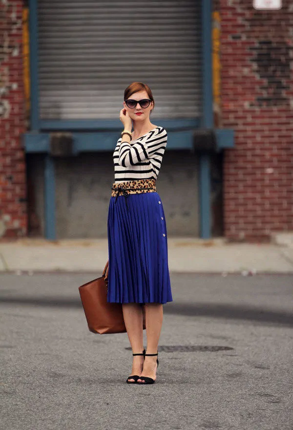 How To Style Pleated Skirts This Summer In Some Fancy Ways