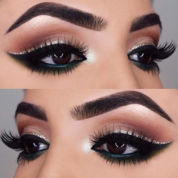 Glittering Eyeliner Makeup Ideas That Will Draw Attention To Your Eyes