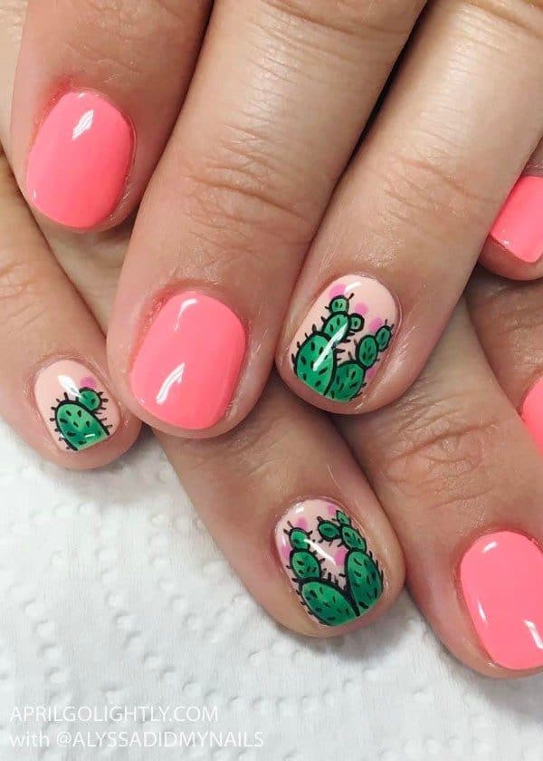 The Coolest Cactus Manicure Ideas That Have Taken Over The Internet