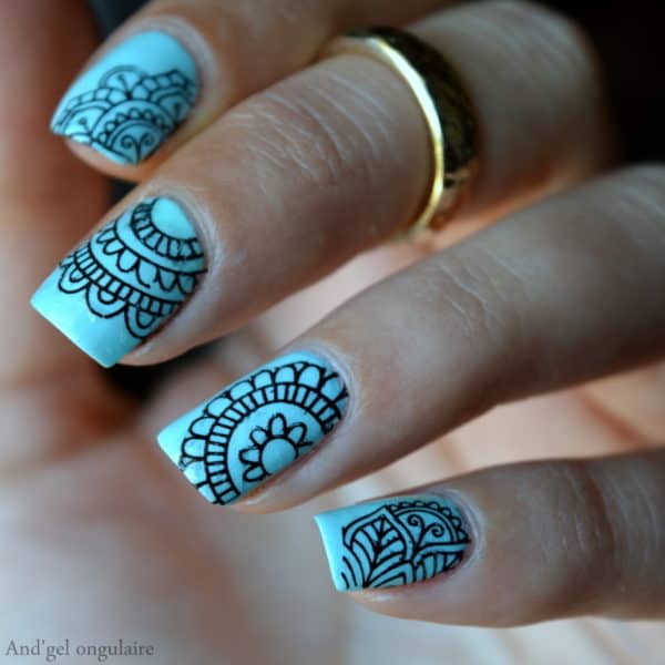 The Calming Beauty Of Mandala Nails