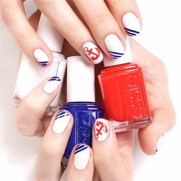 Summer Nautical Nail Designs That You Shouldnt Miss