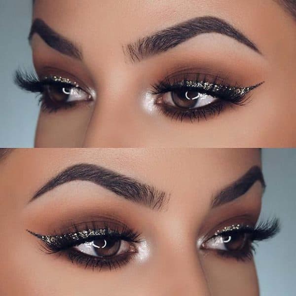 Glittering Eyeliner Makeup Ideas That Will Draw Attention To Your Eyes