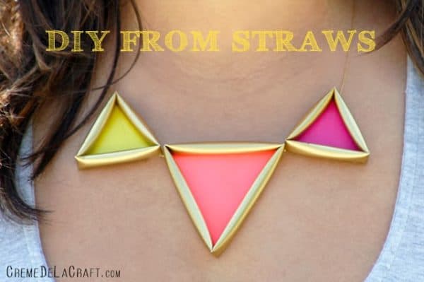DIY Cheap Straw Jewelry That Is Fun To Make