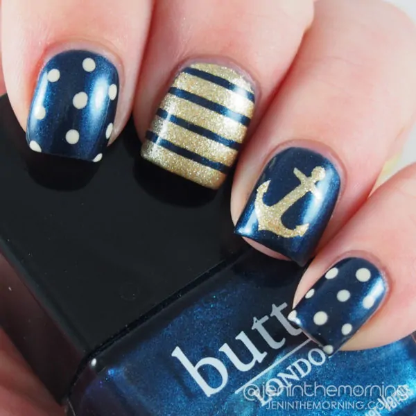 Summer Nautical Nail Designs That You Shouldnt Miss