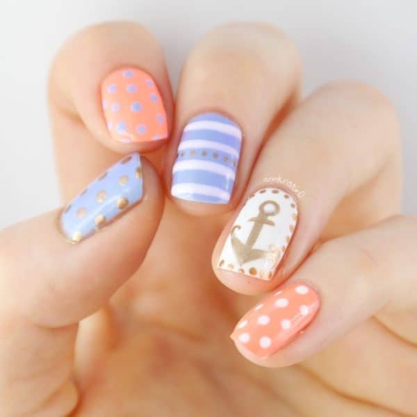 Summer Nautical Nail Designs That You Shouldnt Miss