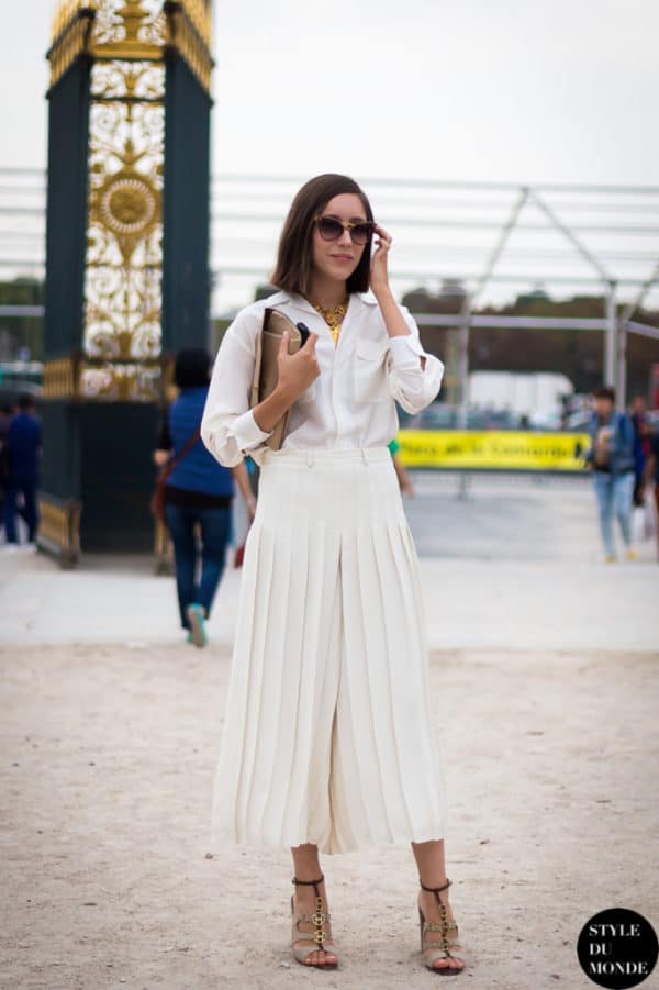 How To Style Pleated Skirts This Summer In Some Fancy Ways