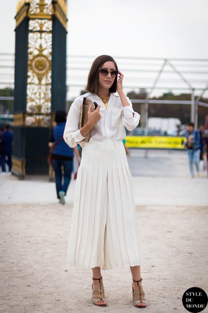 How To Style Pleated Skirts This Summer In Some Fancy Ways - ALL FOR ...