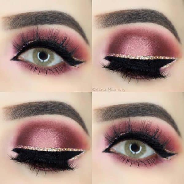 Glittering Eyeliner Makeup Ideas That Will Draw Attention To Your Eyes