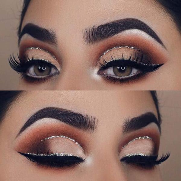 Glittering Eyeliner Makeup Ideas That Will Draw Attention To Your Eyes