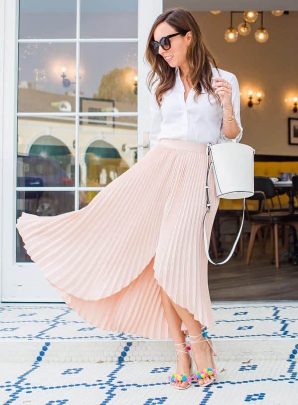 How To Style Pleated Skirts This Summer In Some Fancy Ways