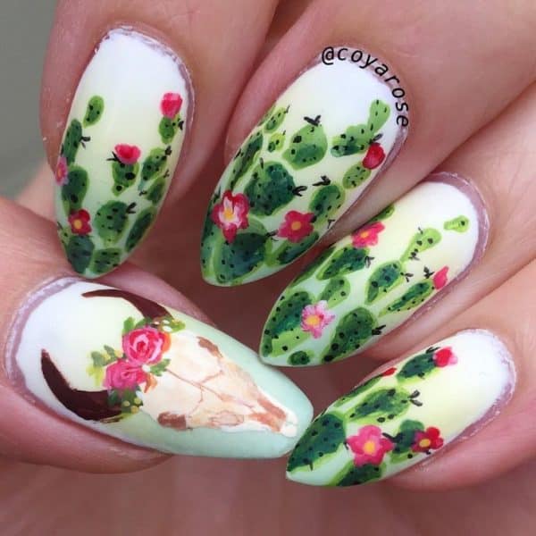 The Coolest Cactus Manicure Ideas That Have Taken Over The Internet