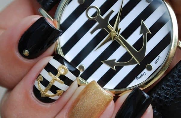 Summer Nautical Nail Designs That You Shouldnt Miss