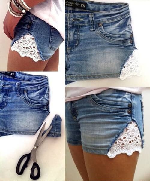 Cool DIY Denim Shorts Projects That Will Keep You Busy