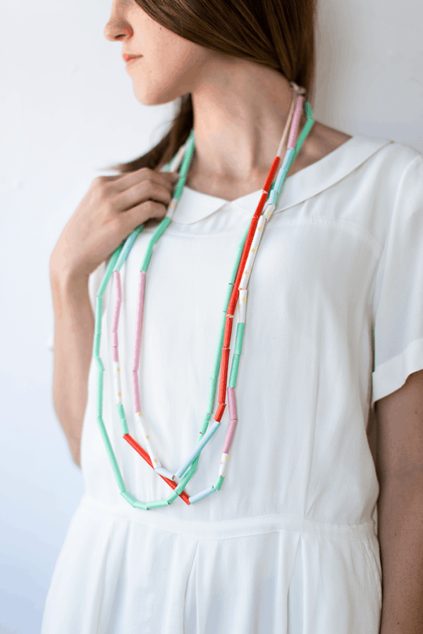 DIY Cheap Straw Jewelry That Is Fun To Make