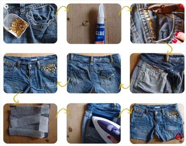 Cool DIY Denim Shorts Projects That Will Keep You Busy