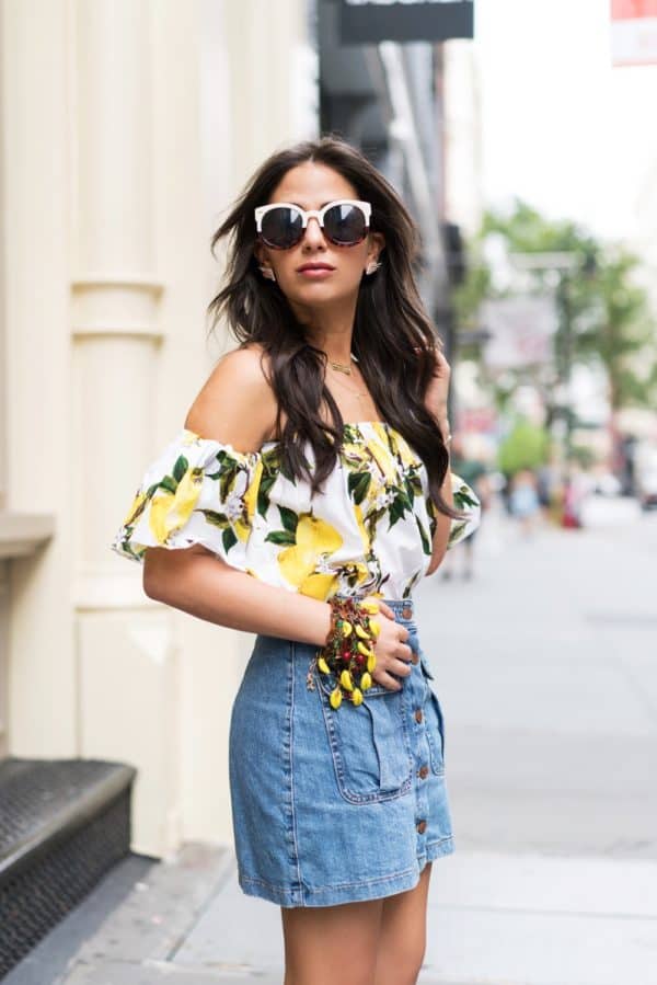 Fruit Print Street Style Outfits That Will Add Freshness To Your Look