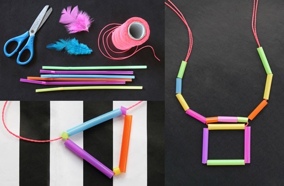 DIY Cheap Straw Jewelry That Is Fun To Make