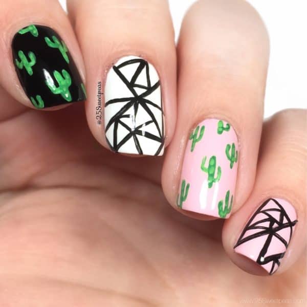 The Coolest Cactus Manicure Ideas That Have Taken Over The Internet