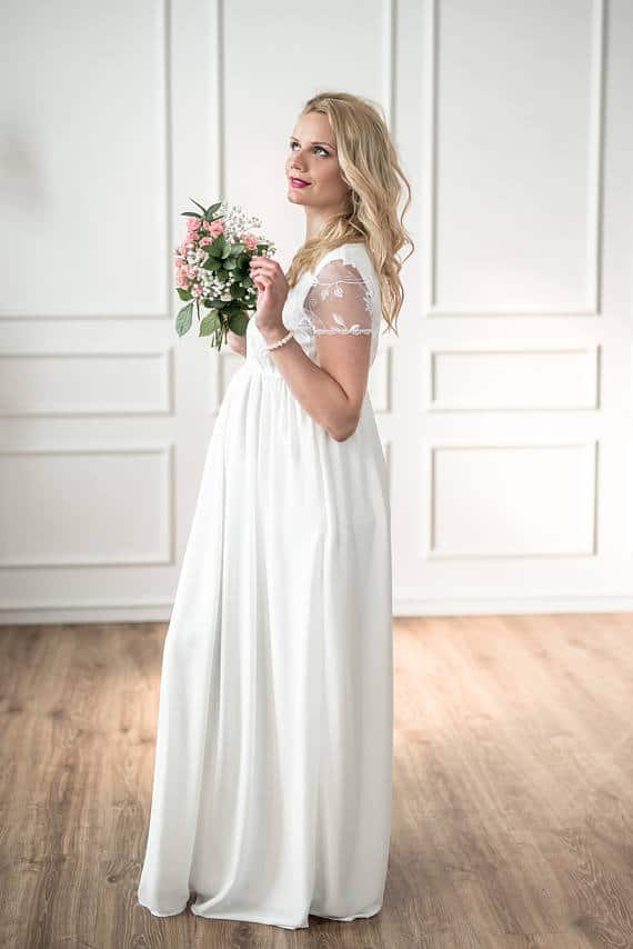 Marvelous Maternity Wedding Dresses For The Expectant Brides