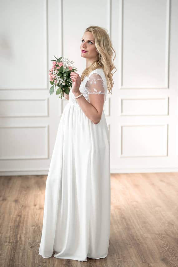 Marvelous Maternity Wedding Dresses For The Expectant Brides - ALL FOR ...