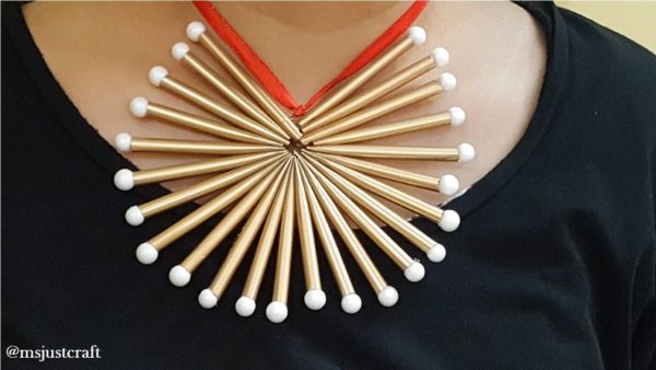 DIY Cheap Straw Jewelry That Is Fun To Make