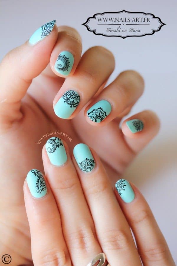 The Calming Beauty Of Mandala Nails