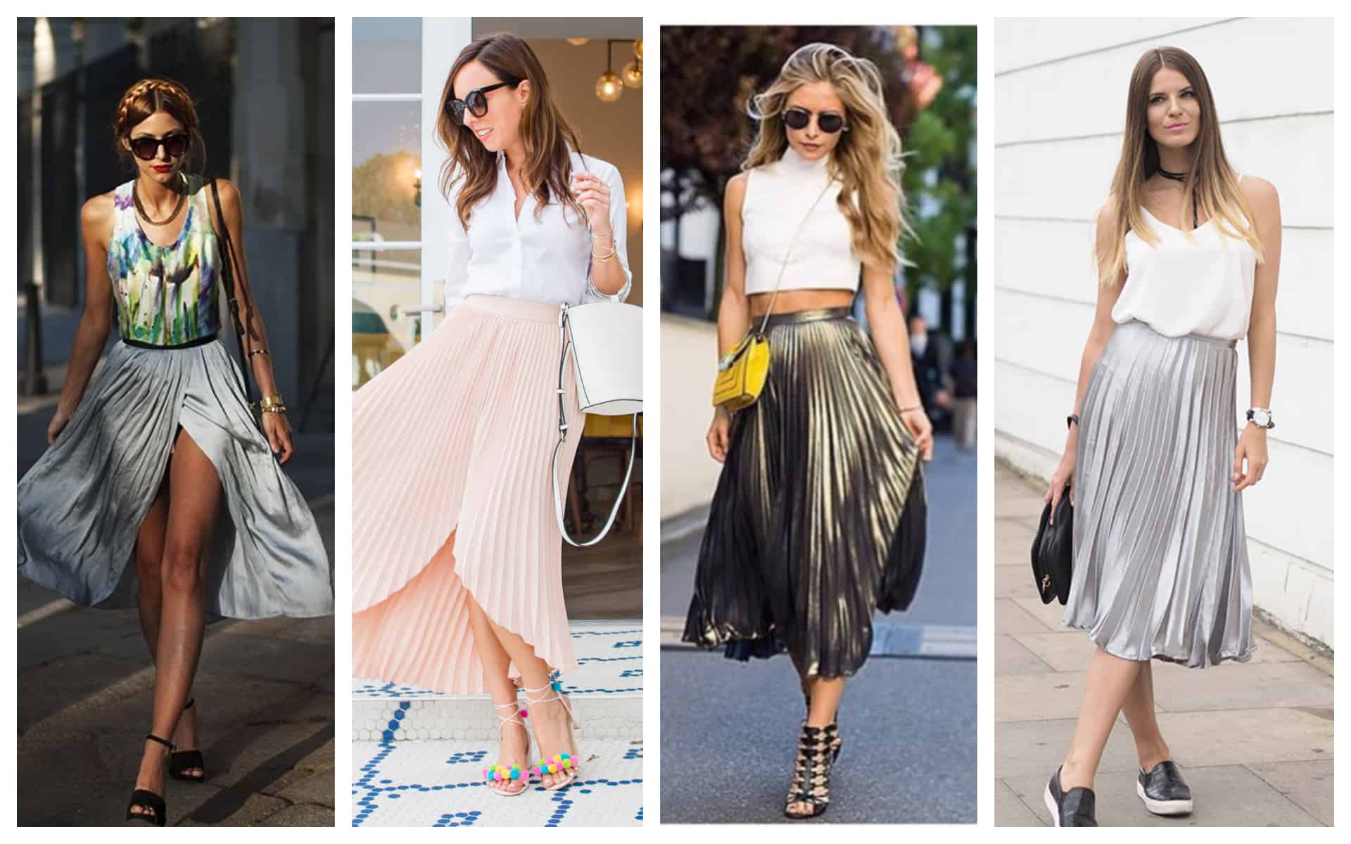 How To Style Pleated Skirts This Summer In Some Fancy Ways - ALL FOR ...