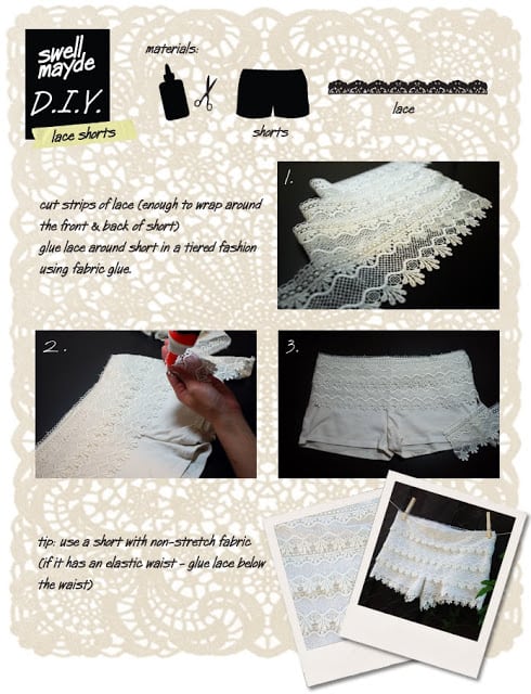 Cool DIY Denim Shorts Projects That Will Keep You Busy