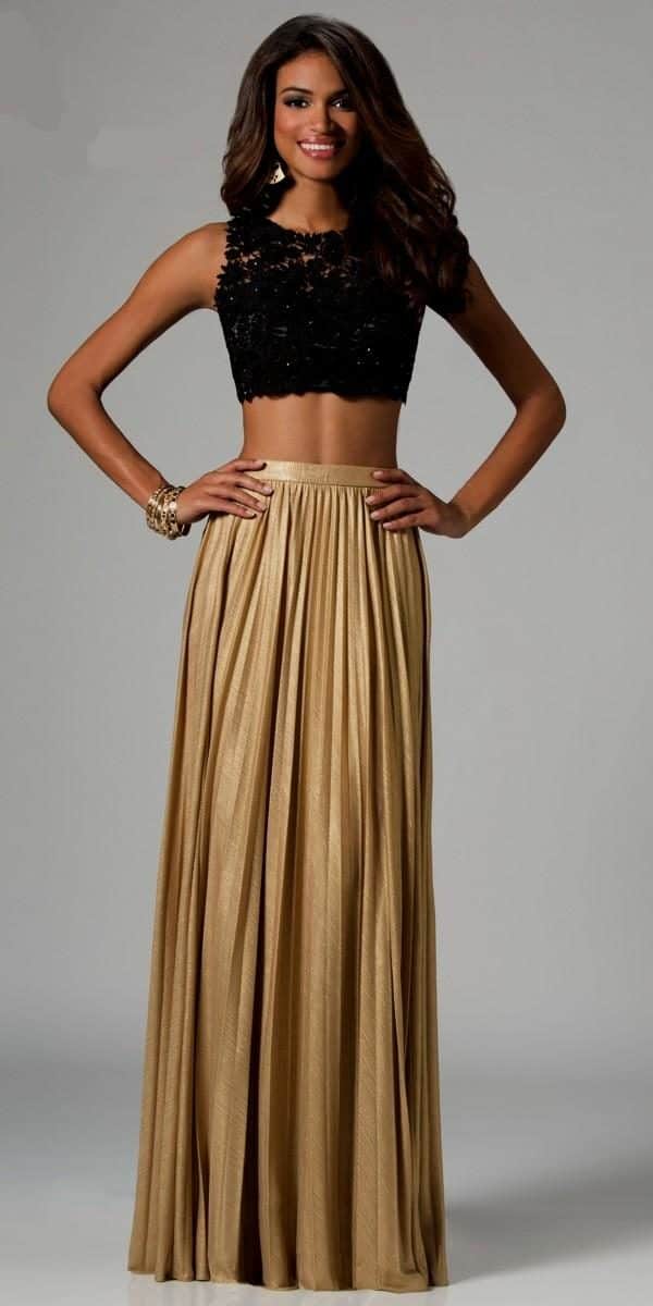 Fancy Two Piece Evening Gowns That Will Put You In The Center Of Attention