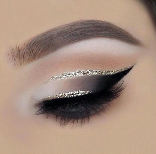 Glittering Eyeliner Makeup Ideas That Will Draw Attention To Your Eyes