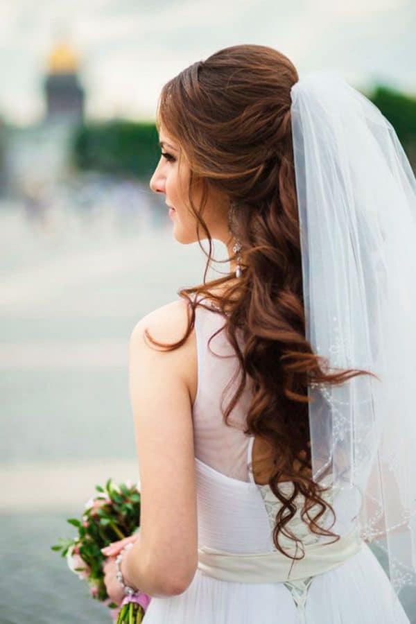 Sweet Wedding Veil Hairstyle Ideas That Will Make You Look Fabulous