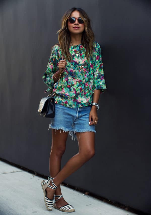 The Most Stylish Wys To Wear Denim Shorts This Summer