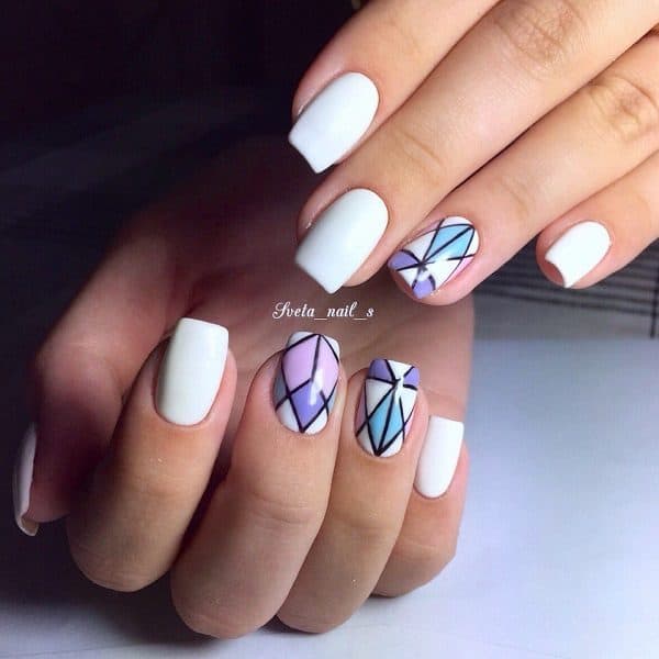 Eye Catching Geometric Manicure Ideas