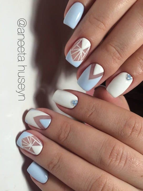 Eye Catching Geometric Manicure Ideas