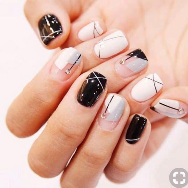 Eye Catching Geometric Manicure Ideas