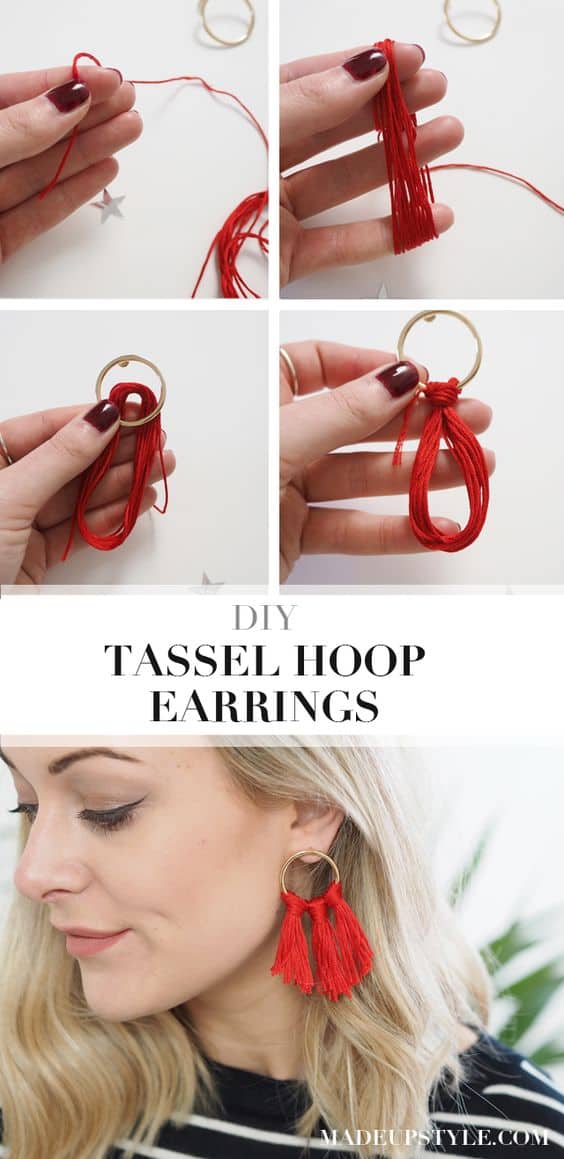 Amazing, Easy To Do DIY Tassel Earrings Tutorials You Must Try Now