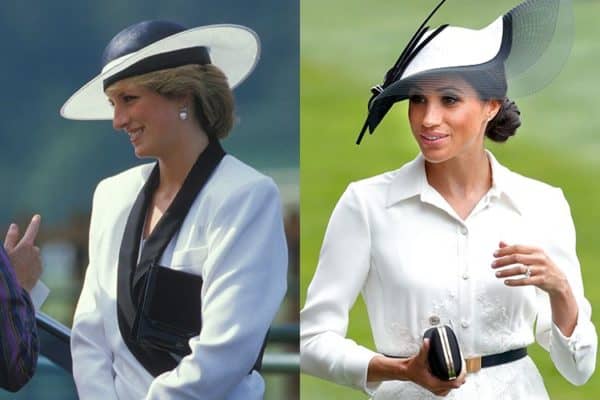 Seven Fashion Moments When Meghan Copied The Style Of The Princess Diana