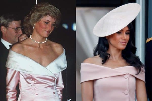 Seven Fashion Moments When Meghan Copied The Style Of The Princess Diana